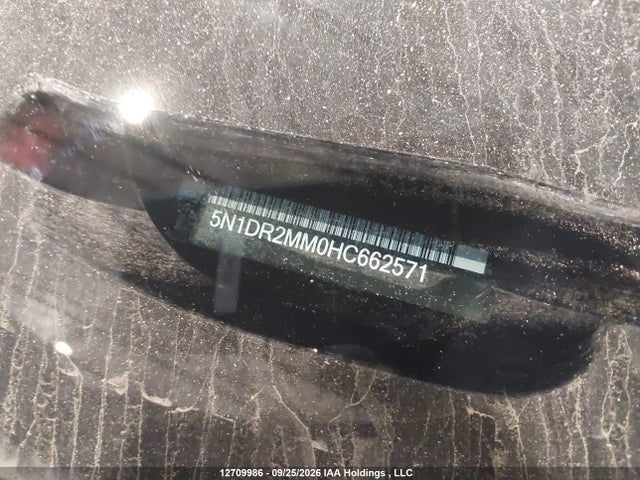 12709986 :رقم المزاد ، 5N1DR2MM0HC662571 vin ، 2017 Nissan Pathfinder مزاد بيع