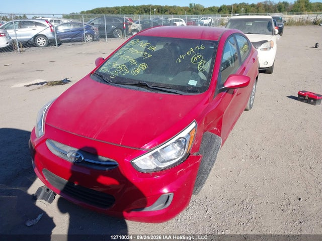 12710034 :رقم المزاد ، KMHCT4AE0HU301843 vin ، 2017 Hyundai Accent Le مزاد بيع