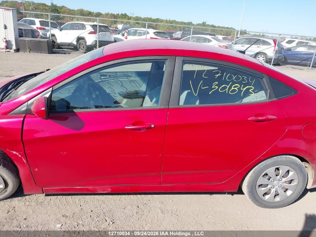 12710034 :رقم المزاد ، KMHCT4AE0HU301843 vin ، 2017 Hyundai Accent Le مزاد بيع