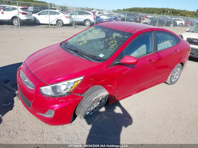 12710034 :رقم المزاد ، KMHCT4AE0HU301843 vin ، 2017 Hyundai Accent Le مزاد بيع