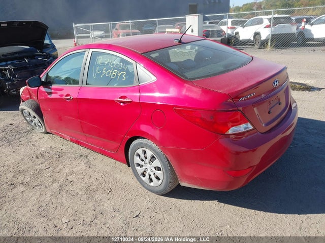 12710034 :رقم المزاد ، KMHCT4AE0HU301843 vin ، 2017 Hyundai Accent Le مزاد بيع