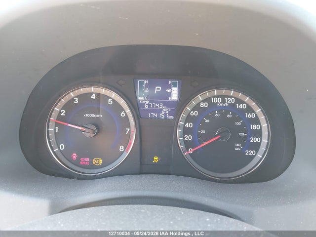 12710034 :رقم المزاد ، KMHCT4AE0HU301843 vin ، 2017 Hyundai Accent Le مزاد بيع