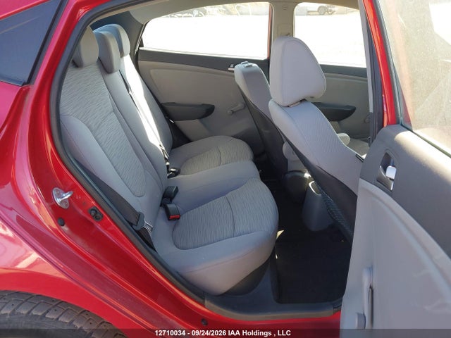 12710034 :رقم المزاد ، KMHCT4AE0HU301843 vin ، 2017 Hyundai Accent Le مزاد بيع