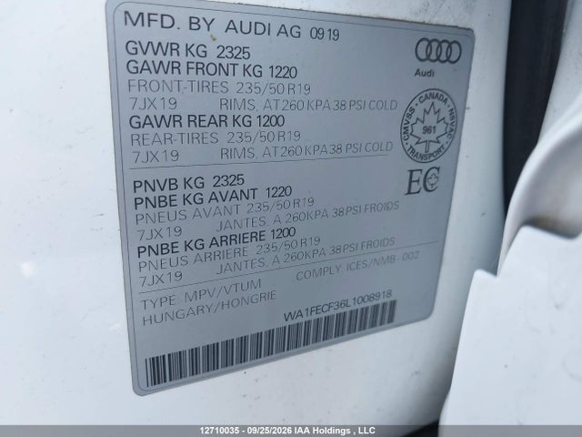 WA1FECF36L1008918 Audi Q3 Prestige S-line