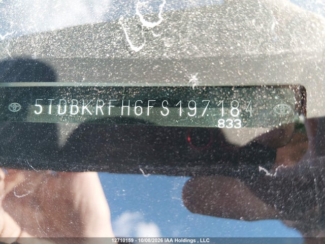 5TDBKRFH6FS197184 Toyota Highlander Le/le Plus