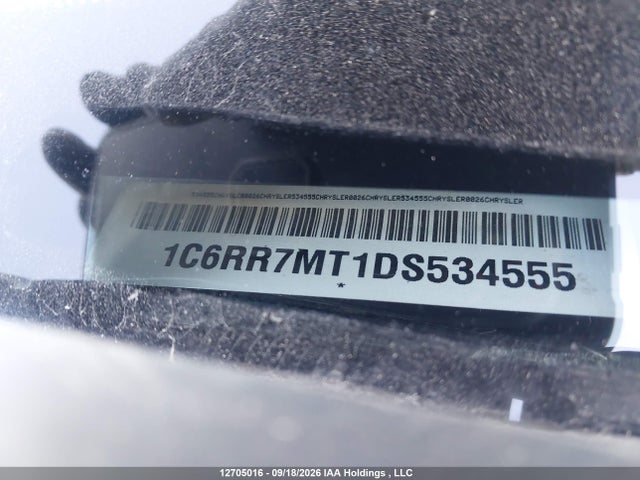 Aukcja sprzedaży 2013 Ram 1500 Sport, vin: 1C6RR7MT1DS534555, numer aukcji: 12705016