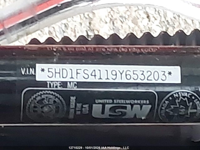 Продаж на аукціоні авто 2009 Harley-davidson Fltr, vin: 5HD1FS4119Y653203, номер лоту: 12710229