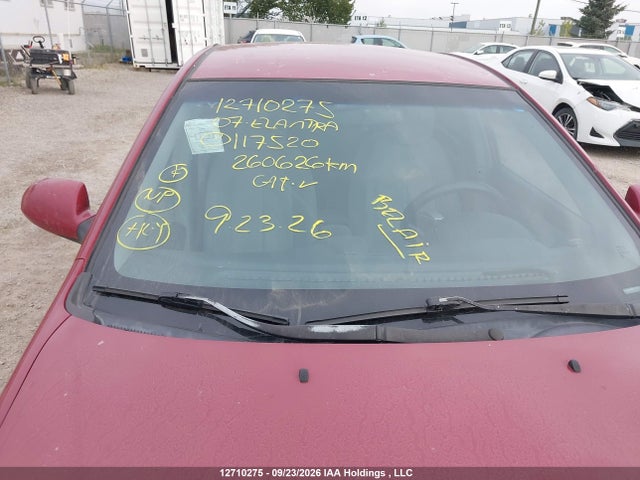 2007 Hyundai Elantra Gl/gls მანქანა იყიდება აუქციონზე, vin: KMHDU45D77U117520, აუქციონის ნომერი: 12710275