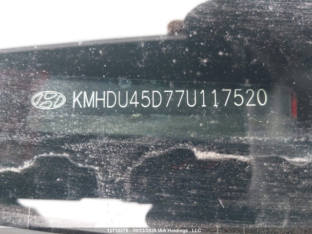 2007 Hyundai Elantra Gl/gls მანქანა იყიდება აუქციონზე, vin: KMHDU45D77U117520, აუქციონის ნომერი: 12710275
