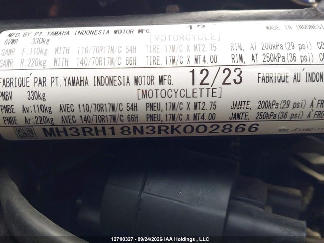 Yamaha Yzfr3 A 2024 MH3RH18N3RK002866 Image 10