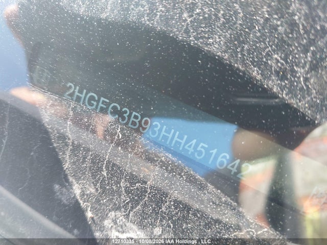 Продажа на аукционе авто 2017 Honda Civic Touring, vin: 2HGFC3B93HH451642, номер лота: 12710335
