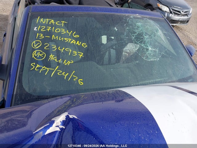 12710346 :رقم المزاد ، 1ZVBP8KZ4D5234937 vin ، 2013 Ford Mustang Shelby Gt500 مزاد بيع