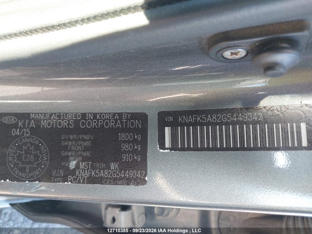 Aukcja sprzedaży 2016 Kia Forte 2.0l Ex/2.0l Lx+, vin: KNAFK5A82G5449342, numer aukcji: 12710385