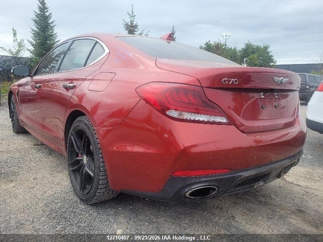 Aukcja sprzedaży 2020 Genesis G70 Elite, vin: KMTG74LE0LU054163, numer aukcji: 12710407