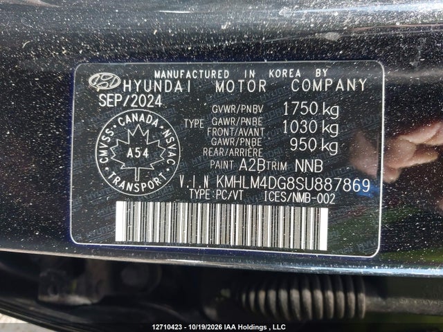 Hyundai Elantra Preferred With Tech Package 2025 KMHLM4DG8SU887869 Image 9