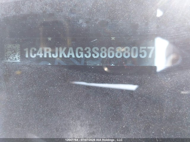 Продаж на аукціоні авто 2025 Jeep Grand Cherokee L Altitude, vin: 1C4RJKAG3S8688057, номер лоту: 12647764