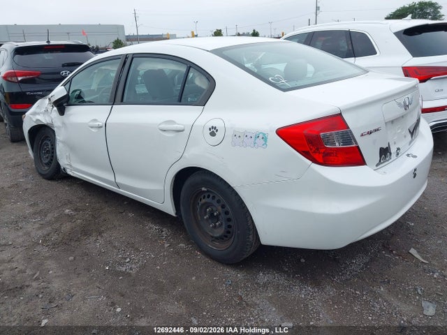2012 Honda Civic Lx მანქანა იყიდება აუქციონზე, vin: 2HGFB2F45CH045768, აუქციონის ნომერი: 12692446