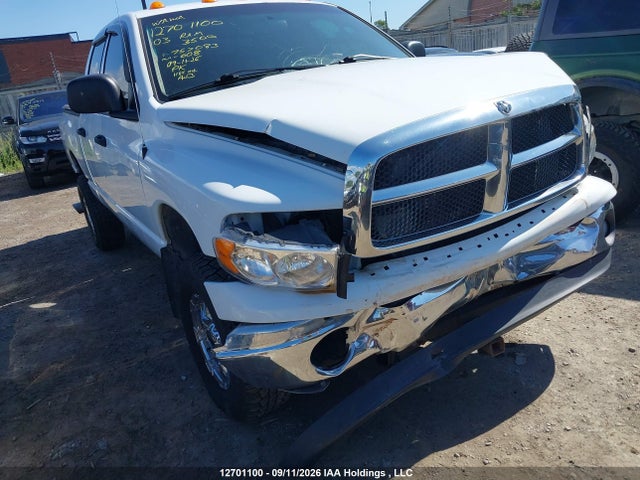 2003 Dodge Ram 3500 Slt/laramie/st მანქანა იყიდება აუქციონზე, vin: 3D7LU38683G757083, აუქციონის ნომერი: 12701100