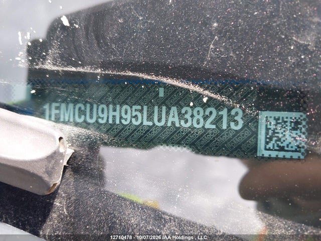 Продаж на аукціоні авто 2020 Ford Escape Sel, vin: 1FMCU9H95LUA38213, номер лоту: 12710478