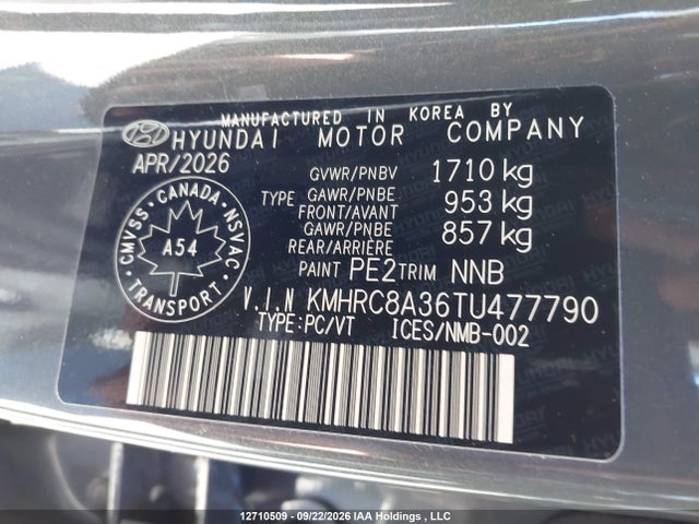 Hyundai Venue Sel 2026 KMHRC8A36TU477790 Image 9