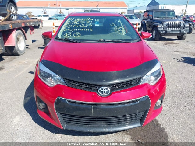 12710531 :رقم المزاد ، 2T1BURHE6EC094027 vin ، 2014 Toyota Corolla S مزاد بيع