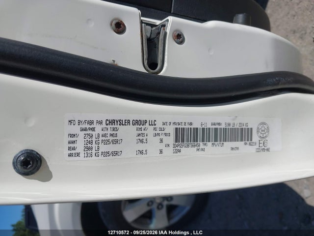 Продаж на аукціоні авто 2011 Dodge Journey Sxt, vin: 3D4PG5FG3BT566450, номер лоту: 12710572
