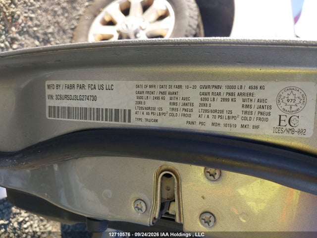 RAM 2500 Big Horn 2020 3C6UR5DJ3LG274730 Image 19