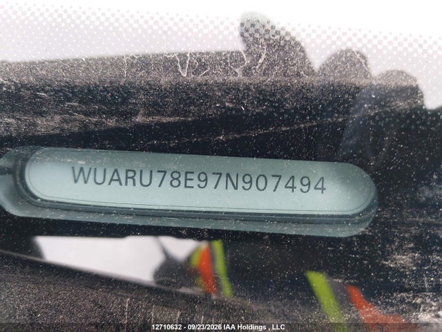12710632 :رقم المزاد ، WUARU78E97N907494 vin ، 2007 Audi Rs4 Quattro مزاد بيع