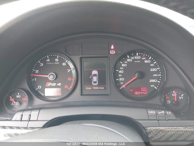 12710632 :رقم المزاد ، WUARU78E97N907494 vin ، 2007 Audi Rs4 Quattro مزاد بيع
