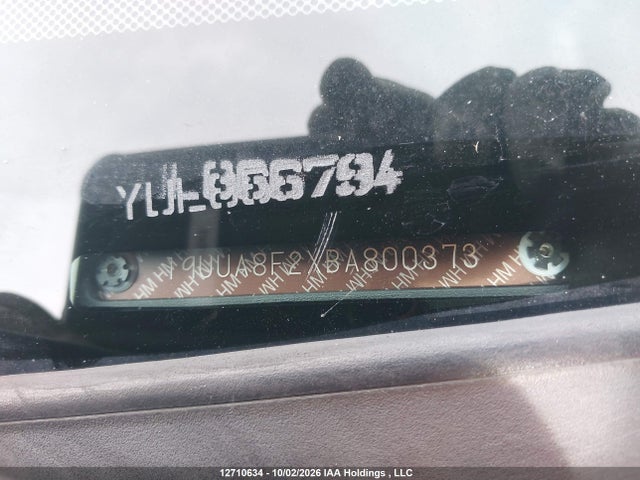 12710634 :رقم المزاد ، 19UUA8F2XBA800373 vin ، 2011 Acura Tl مزاد بيع