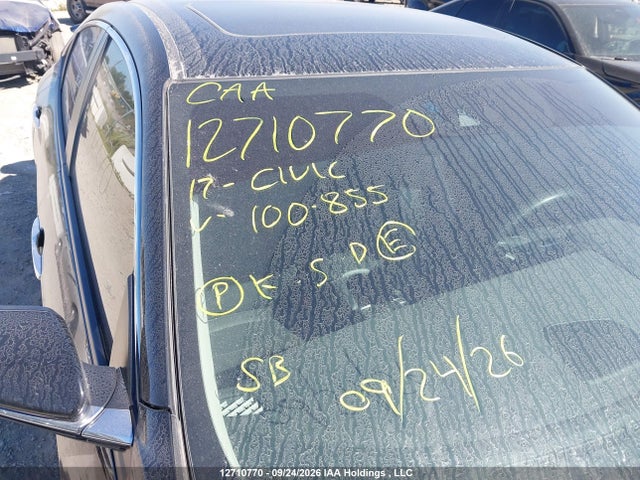 Aukcja sprzedaży 2017 Honda Civic Touring, vin: 2HGFC1F9XHH100855, numer aukcji: 12710770