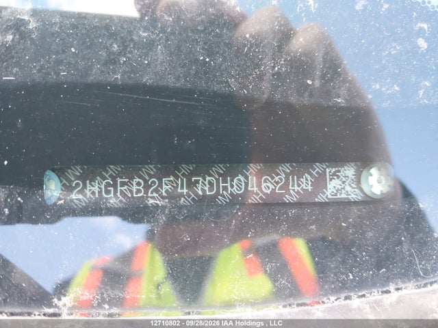 12710802 :رقم المزاد ، 2HGFB2F47DH046244 vin ، 2013 Honda Civic Lx مزاد بيع
