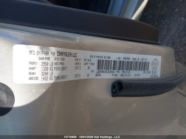 12710808 :رقم المزاد ، 1J8GR48KX9C530448 vin ، 2009 Jeep Grand Cherokee Laredo مزاد بيع