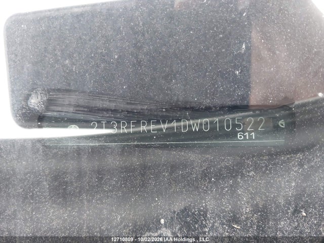 12710809 :رقم المزاد ، 2T3RFREV1DW010522 vin ، 2013 Toyota Rav4 Xle مزاد بيع