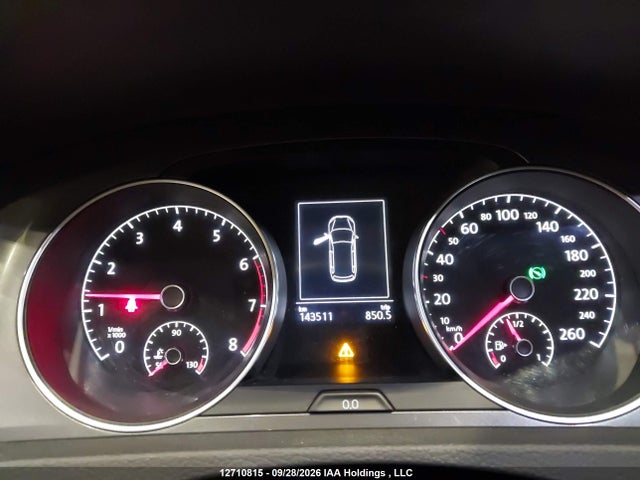 Aukcja sprzedaży 2017 Volkswagen Golf Alltrack 1.8 Tsi, vin: 3VWH17AU8HM507065, numer aukcji: 12710815