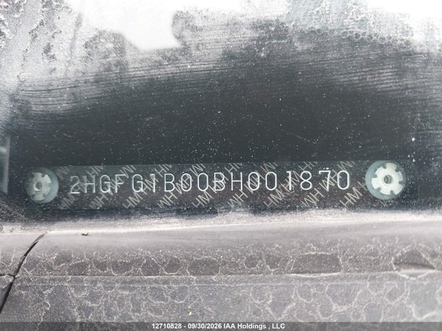 Продажа на аукционе авто 2011 Honda Civic, vin: 2HGFG1B00BH001870, номер лота: 12710828