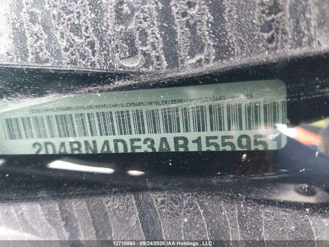 Auction sale of the 2010 Dodge Grand Caravan Se, vin: 2D4RN4DE3AR155951, lot number: 12710860