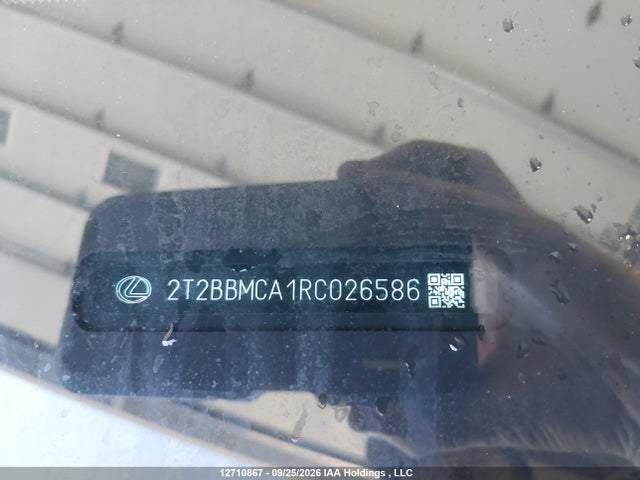 2T2BBMCA1RC026586 Lexus Rx 350h Base/350h Premium/350h Premium Plus/350h Luxury