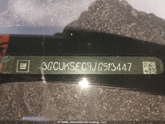 Продаж на аукціоні авто 2018 Chevrolet Silverado 1500 2lz, vin: 3GCUKSEC9JG513447, номер лоту: 12710886