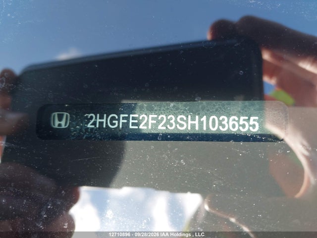 Auction sale of the 2025 Honda Civic Lx, vin: 2HGFE2F23SH103655, lot number: 12710896