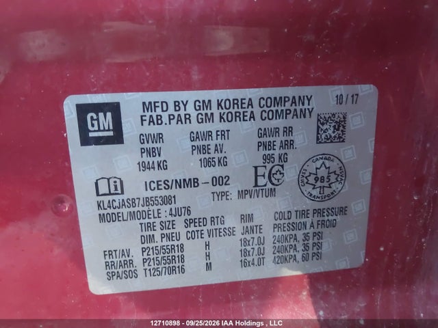 Buick Encore 2018 KL4CJASB7JB553081 Image 17