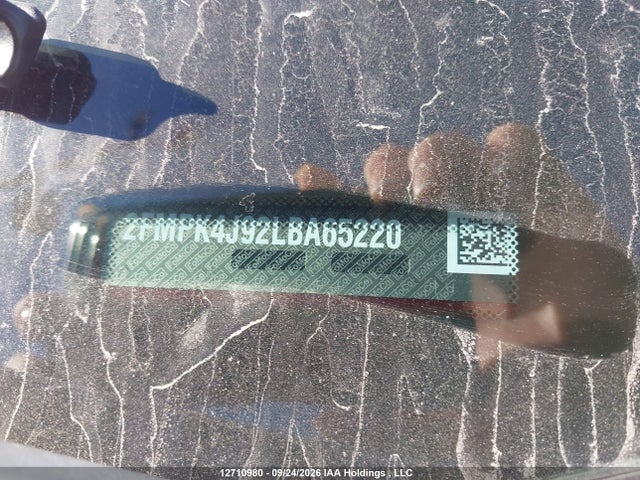 2020 Ford Edge Sel მანქანა იყიდება აუქციონზე, vin: 2FMPK4J92LBA65220, აუქციონის ნომერი: 12710980