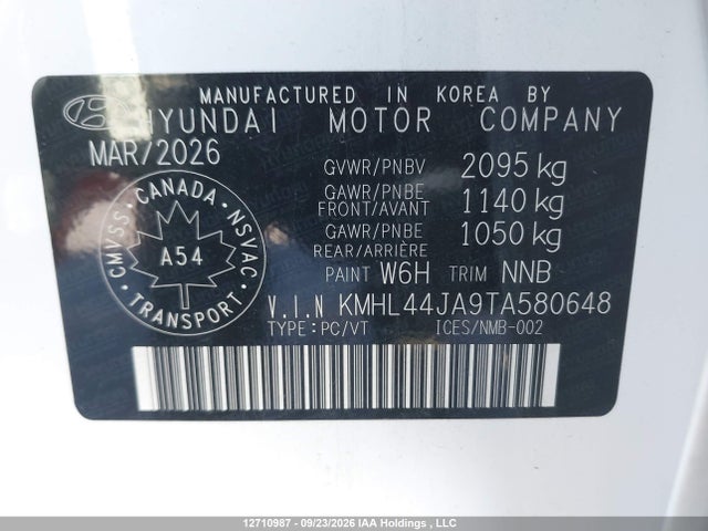 Продажа на аукционе авто 2026 Hyundai Sonata Preferred-trend, vin: KMHL44JA9TA580648, номер лота: 12710987