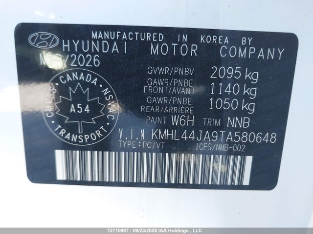 Продажа на аукционе авто 2026 Hyundai Sonata Preferred-trend, vin: KMHL44JA9TA580648, номер лота: 12710987