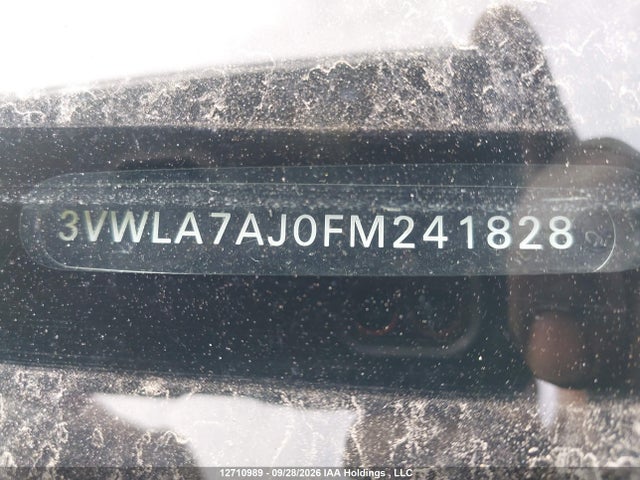 Продаж на аукціоні авто 2015 Volkswagen Jetta, vin: 3VWLA7AJ0FM241828, номер лоту: 12710989