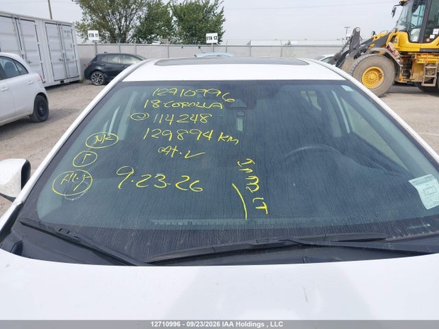 Продаж на аукціоні авто 2018 Toyota Corolla L/le/xle/se/xse, vin: 2T1BURHE0JC114248, номер лоту: 12710996