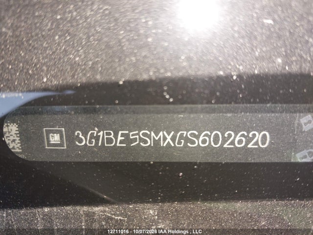 Aukcja sprzedaży 2016 Chevrolet Cruze Lt Auto, vin: 3G1BE5SMXGS602620, numer aukcji: 12711016