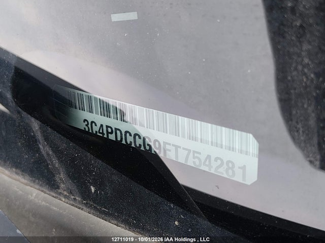 Aukcja sprzedaży 2015 Dodge Journey Sxt, vin: 3C4PDCCG9FT754281, numer aukcji: 12711019