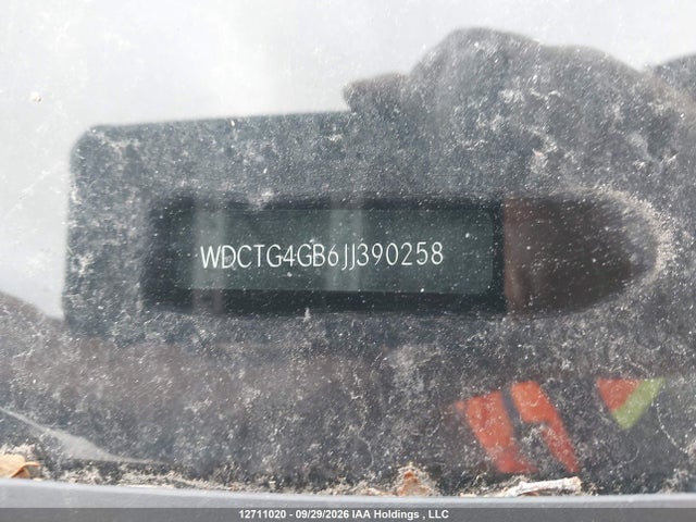 12711020 :رقم المزاد ، WDCTG4GB6JJ390258 vin ، 2018 Mercedes-benz Gla Gla 250 مزاد بيع