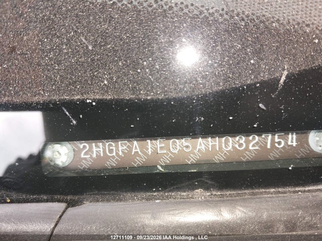 2010 Honda Civic Ex-l მანქანა იყიდება აუქციონზე, vin: 2HGFA1E05AH032754, აუქციონის ნომერი: 12711109